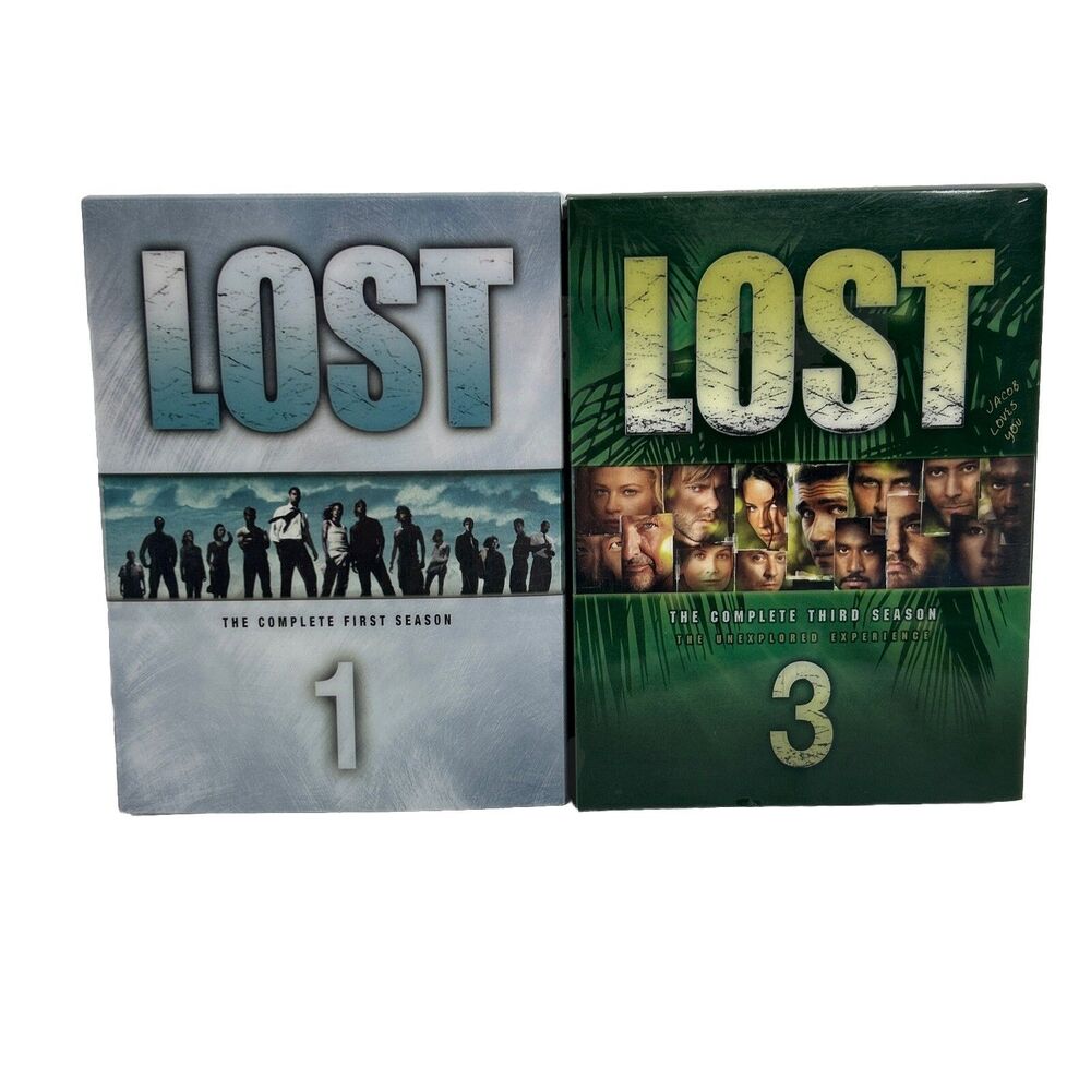 Lost -‎ Season 1 and 3 (DVD, 2005, 7-Disc Sets) Like New